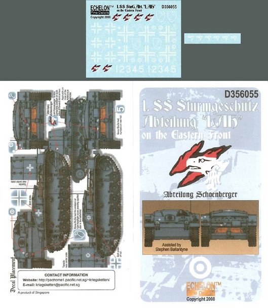 EFDD356055 - Echelon Fine Details 1/35 SS Sturmgeshutz Abteilung LAH