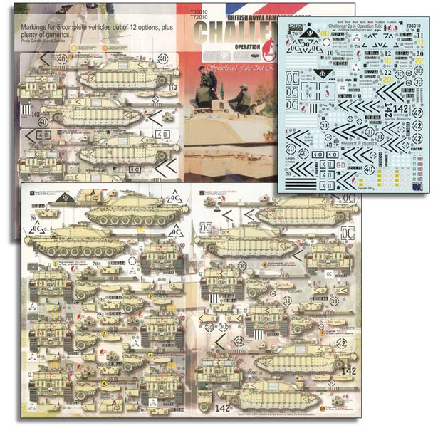 EFDT35010 - Echelon Fine Details 1/35 Challengers 2 in op. Telic decals