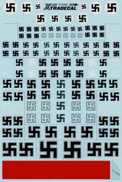 Xtradecal 1/72 Luftwaffe Swastikas