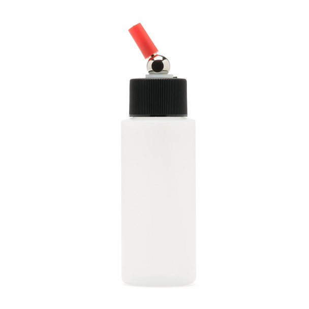 IWAI4702 - Iwata High Strength Translucent Bottle 2 oz / 60 ml Cylinder With Adaptor Cap