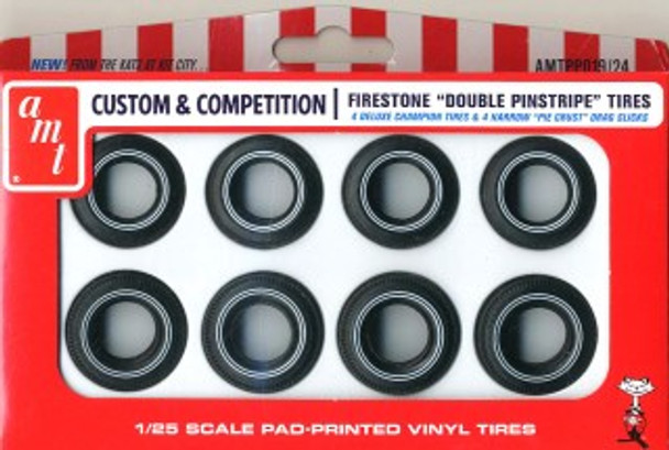 AMTPP019 - AMT 1/25 Firestone Double Pinstripe Tires