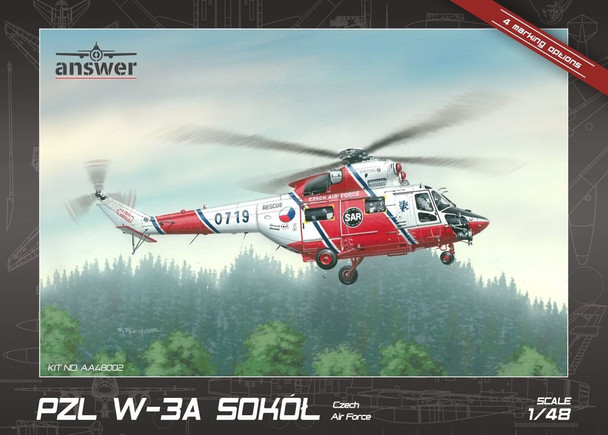 ANSAA48002 - Answer Kits 1/48 PZL W-3A Sokol (Czech AF)