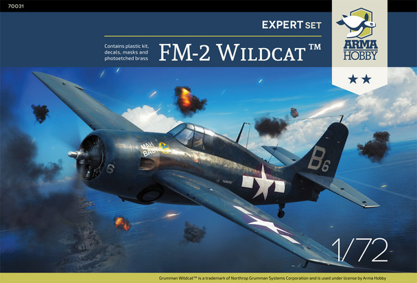 ARH70031 - Arma Hobby 1/72 FM-2 Wildcat [Expert set]