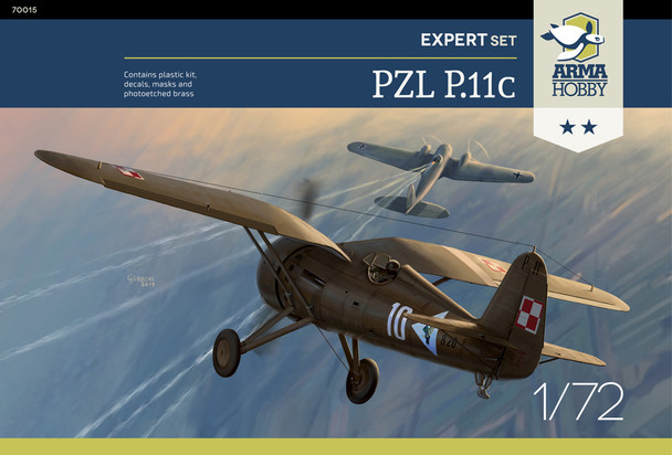 ARH70015 - Arma Hobby 1/72 PZL P.11c  Expert Set