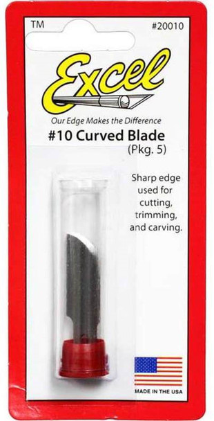 EXC20010 - Excel #10 Sharp Curved Blade Pkg 5