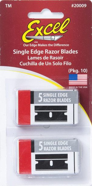 EXC20009 - Excel Single Edge Razor Blades (10pcs)
