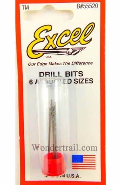 EXC55520 - Excel Drill Bits - 6 Assorted