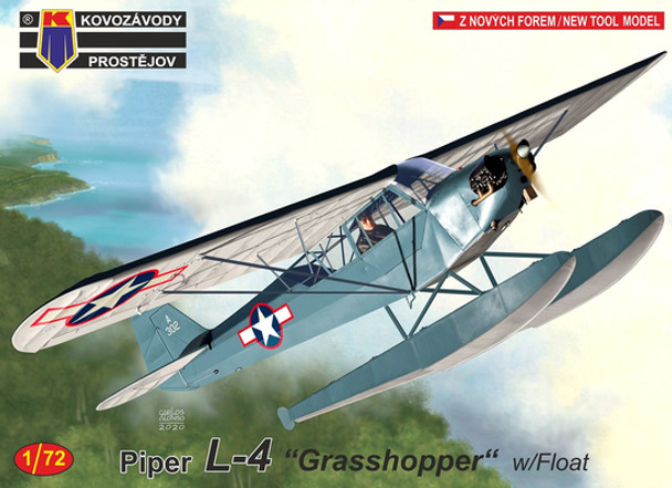 KPMKPM0192 - Kovozavody Prostejov 1/72 Piper L-4 Grasshopper w/Floats