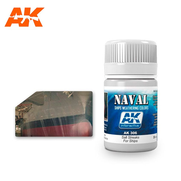 AKIAK306 - AK Interactive WX: Naval Weathering Salt Streaks 35ml