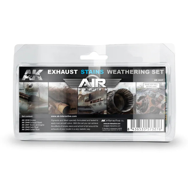 AKIAK2037 - AK Interactive Exhaust Stains Weathering Set