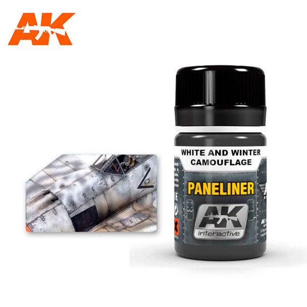 AKIAK2074 - AK Interactive WX: Paneliner White/Grey 35ml