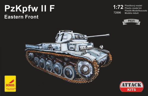 ATT72896 - Attack Hobby 1/72 PzKpfw II Ausf. F Eastern Front