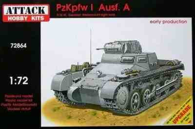 ATT72SE08 - Attack Hobby 1/72 PzKpfw I Ausf.A w/Resin Interior