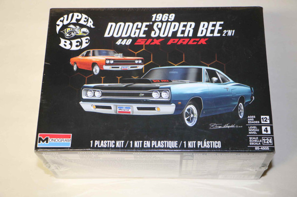 MON85-4505 - Monogram 1/24 1969 Dodge Super Bee 2n1