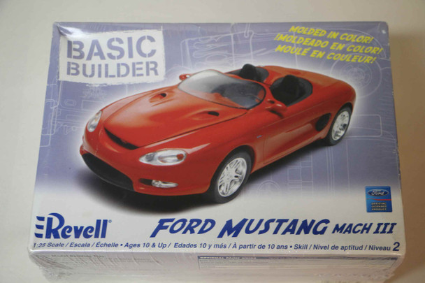 RMX85-0859 - Revell 1/25 Ford Mustang Mach III-Basic Builder (Discontinued)