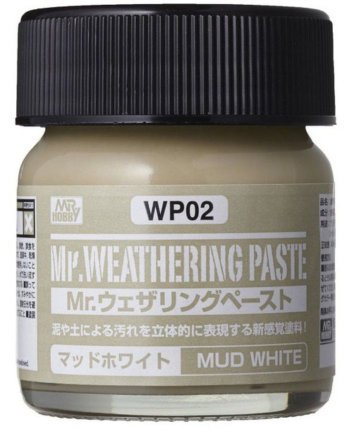 MRHWP02 - Mr. Hobby Mr Weathering Paste: Mud White