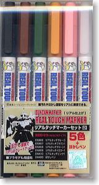 MRHGMS113 - Mr. Hobby Gundam Marker Set: Real Touch #2
