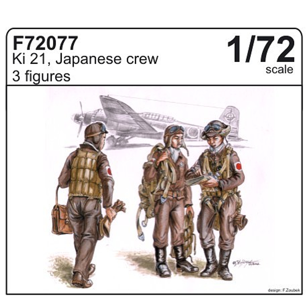 CMKF72077 - Czech Master Kits 1/72 Ki-21 Japenese Aircrew