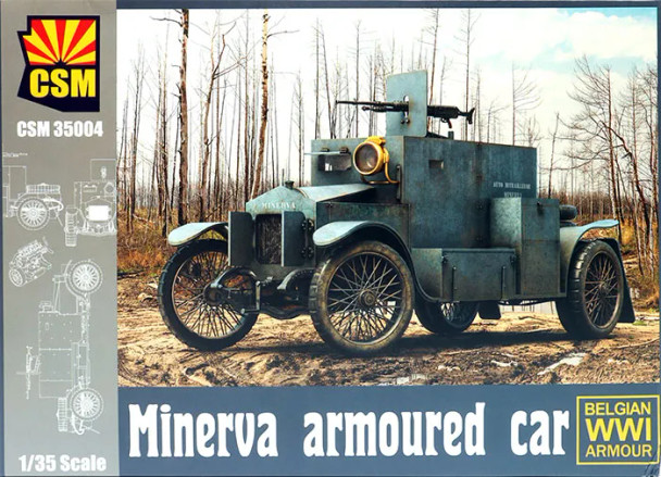 CSM35004 - Copper State Models 1/35 Minerva Armoured Car