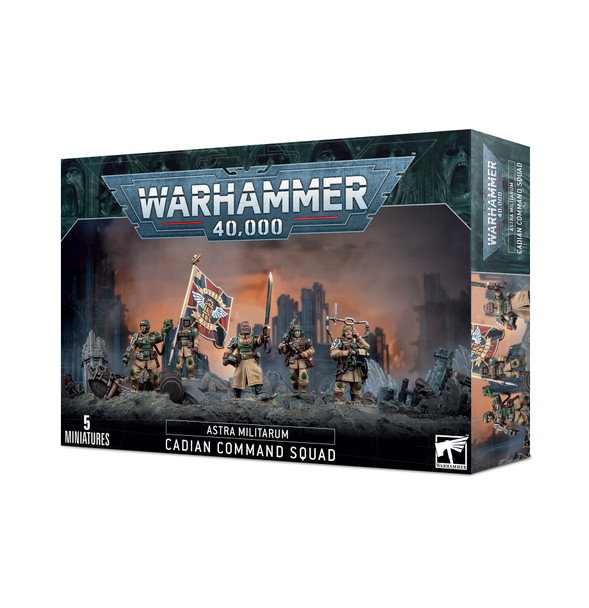 Games Workshop Warhammer 40K Astra Militarum: Cadian Command Squad
