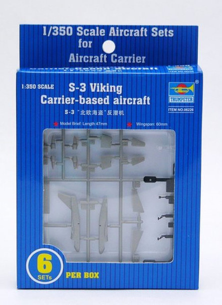 TRP06226 - Trumpeter 1/350 S-3 Viking (6/pk)