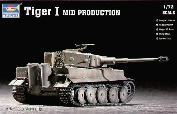 TRP07243 - Trumpeter 1/72 Tiger I Mid Production