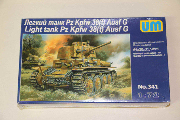 UMM341 - UM Models 1/72 Pz.Kpfw. 38(t) Ausf G