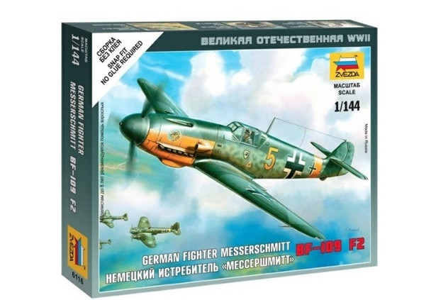 ZVE6116 - Zvezda 1/144 Bf 109 F2