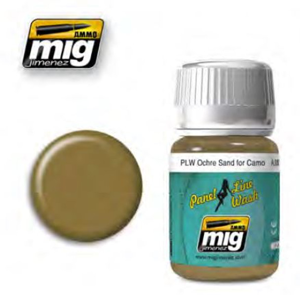 MIG1622 - Ammo by Mig Panel Line Wash Ochre for Sand