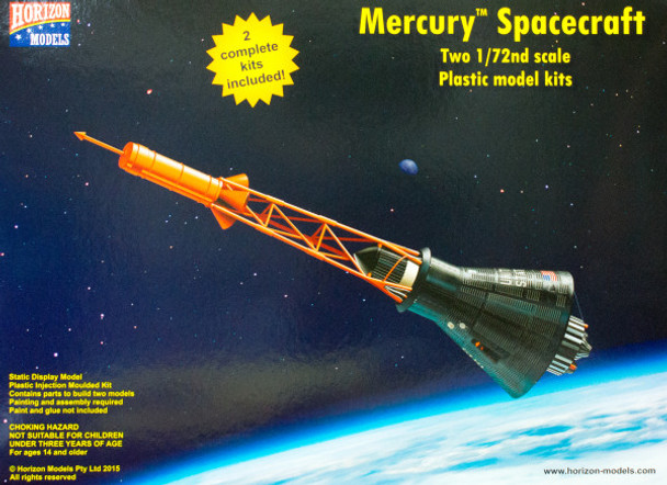 HOR2003 - Horizon Models 1/72 Mercury Spacecraft (2pcs)