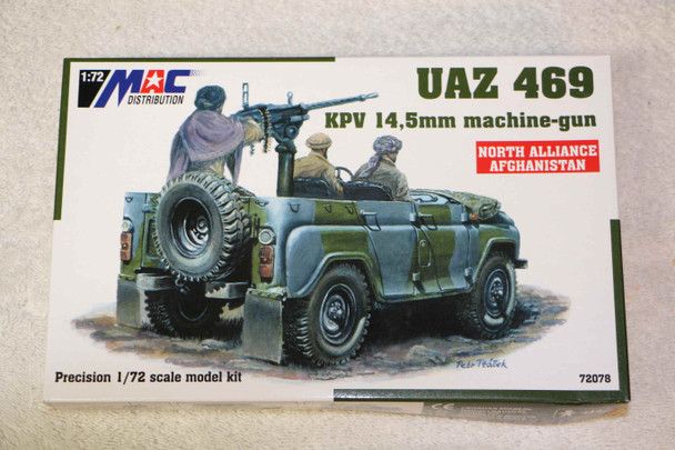 MAC72078 - MAC 1/72 UAZ 469 KPV 14.5mm machine gun