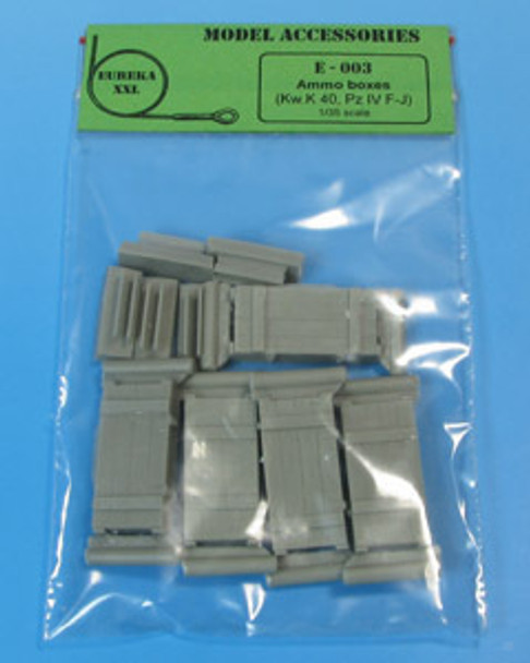 EURE-003 - Eureka XXL Model Accessories 1/35 Ammo Boxes for Kw.K 40, Pz IV F-J