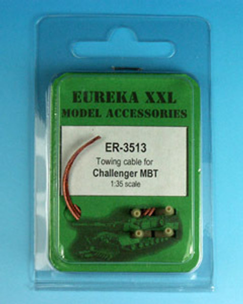 EURER-3513 - Eureka XXL Model Accessories 1/35 Towing Cable Set for British MBT Challenger