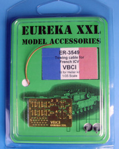 EURER-3549 - Eureka XXL Model Accessories 1/35 Towing Cable for French ICV VBCI - For Heller Kit