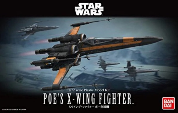 BAN0210500 - Bandai 1/72 SW: Poe's X-Wing Fighter