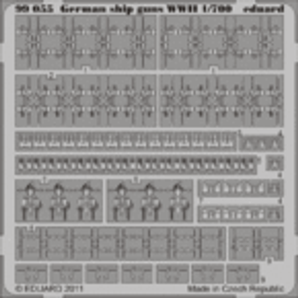 EDU99055 - Eduard 1/700 WWII German Ship Guns