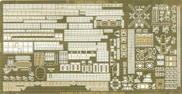 WHIPE3595 - White Ensign Models 1/350 Kidd Class Destroyer