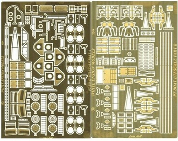 WHIPE7205 - White Ensign Models 1/72 PT-109 P/E - For Revell Kit