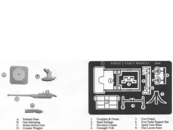 WHIPE7217 - White Ensign Models 1/72 40mm Bofors Mk.3 Single Mount