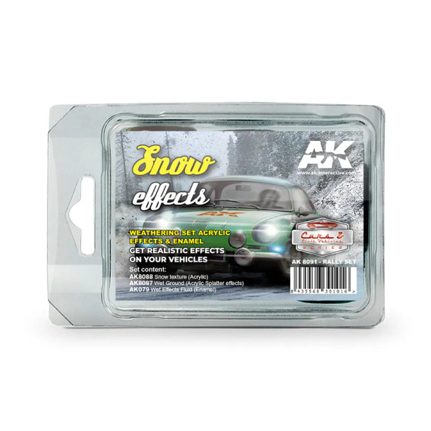 AKIAK8091 - AK Interactive Snow Effects Weathering Set Acrylic