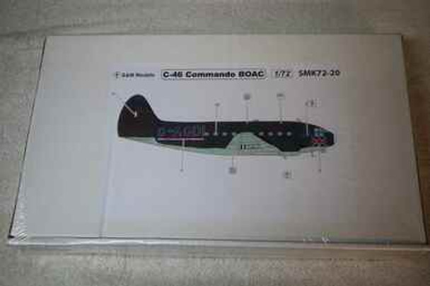 SMK72-20 - S&M Models 1/72 C-46 Commando (BOAC)