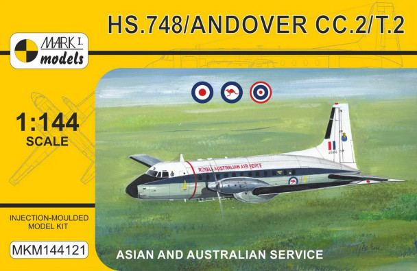 MKI144121 - Mark I Models 1/144 HS.748 (RAF,RAAF,Thai)
