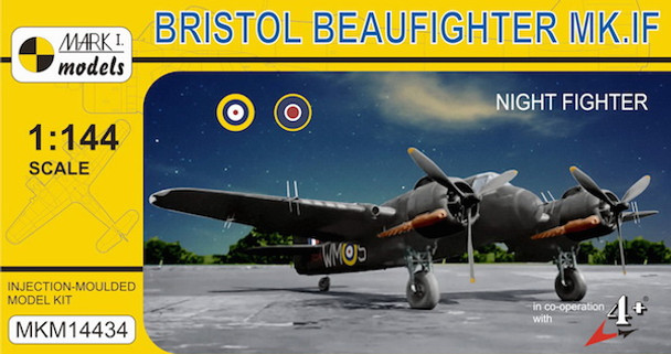 MKI14434 - Mark I Models 1/144 Bristol Beaufighter Mk.IF