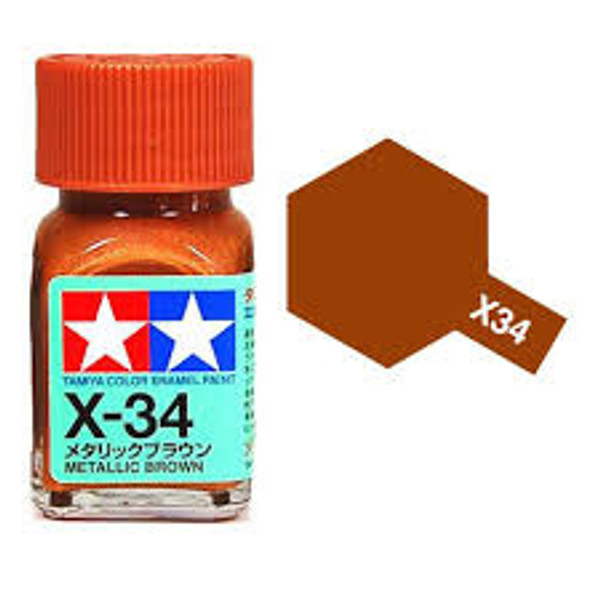 TAMEX34 - Tamiya Metallic Brown  Enamel