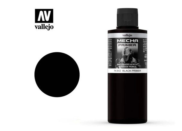 VLJ74642 - Vallejo Mecha Black Primer 200ml