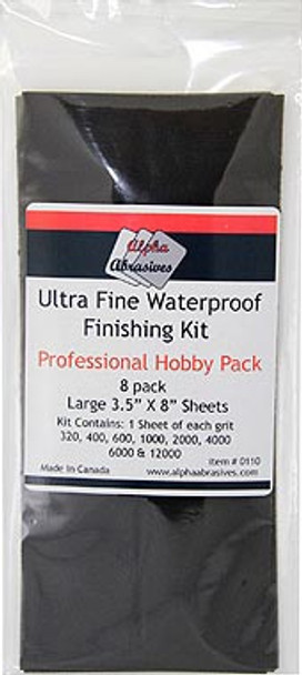 AAB0110 - Alpha Abrasives Waterproof Finising Kit (320-12000)