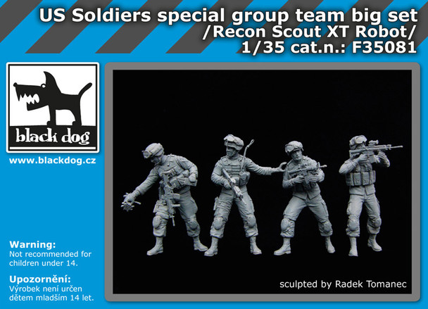 BLDF35081 - Black Dog 1/35 US Soldiers Special Group