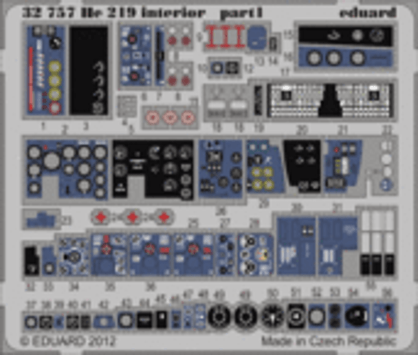 EDU32757 - Eduard Models 1/32 He219 Interior SA