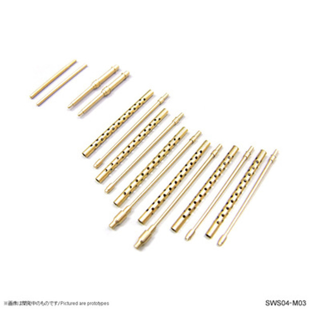 ZOUSWS04M03 - Zoukei-Mura 1/32 P-51D Metal Machine Gun Barrel Set