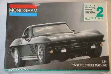MON2724 - Monogram 1/24 65 Vette Black Rat - WWWEB10101975